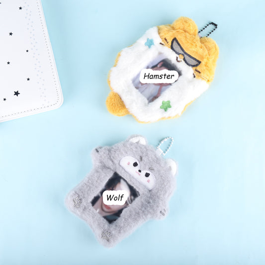 Wolf & Hamster Fanmade Plush Card Holder