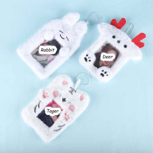Deer & Tiger & Rabbit Fanmade Plush Card Holder