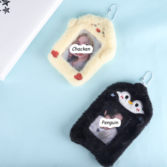 Chicken & Penguin Fanmade Plush Card Holder